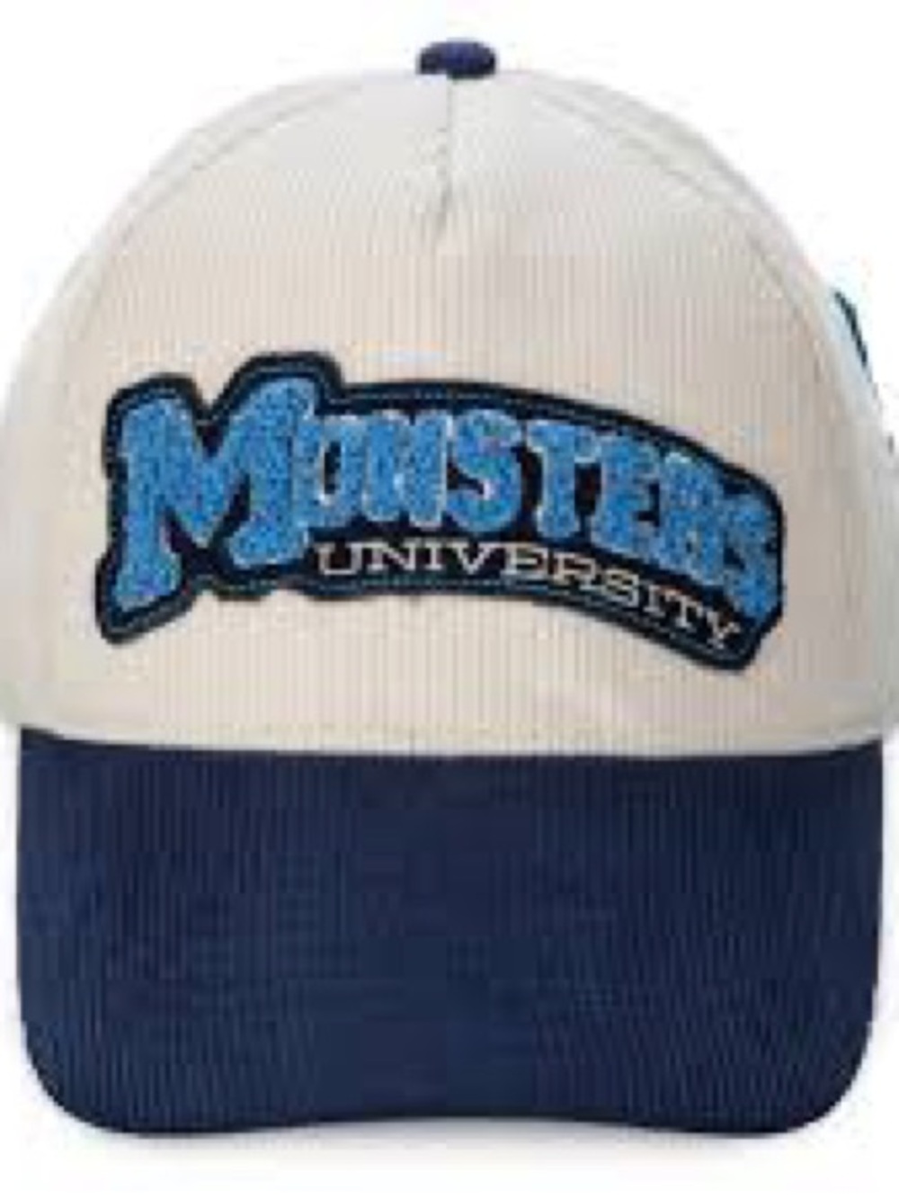 Disney Monsters University Embroidered Cap - White & Blue